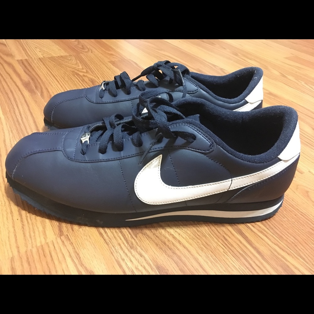 Nike Men’s Cortez 78 Leather Midnight Navy. Sz 14